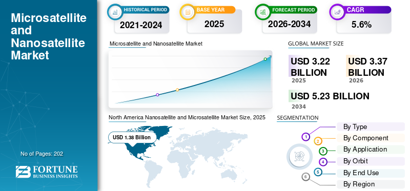 Nanosatellite and Microsatellite Market Size, Space Miniaturization Technologies and Growth Outlook 2026–2034